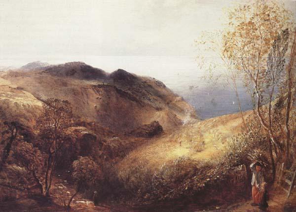 Samuel Palmer Scene from Lee,North Devon oil painting image